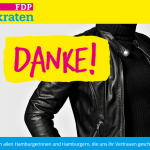 Teaser-Bild der FDP Hamburg: "Danke"